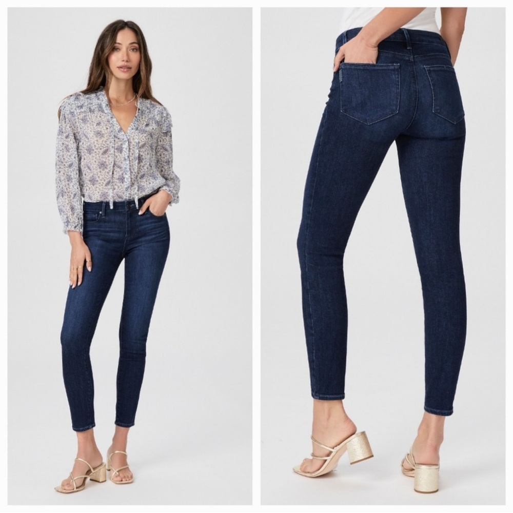 NWT Paige Verdugo Ankle crop skinny jeans size 26 Tate